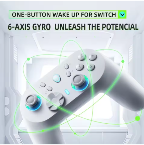 Mando inalámbrico para PC y Nintendo Switch Anti-Drift